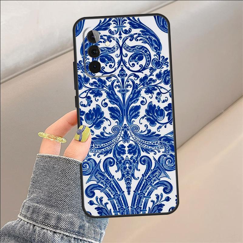 Azulejo Case For Samsung Galaxy A22 A05 A53 A33 A06 A26 A16 A56 A36 A05 A32 A52 A54 A34 A14 A55 A15 A35