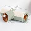 Small Pet  Tee  Tunnel  Nest Soft Comfortable Three-way Rolling T Tunnel Cats Toy Chinchilla Mink Hamsters Channel Pets Supplies