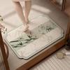 Bathroom absorbent diatom mud toilet  doormat toilet toilet floor mat toilet carpet