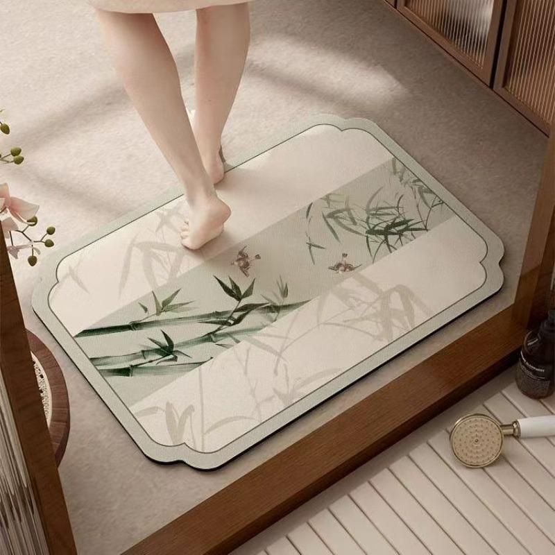 Bathroom absorbent diatom mud toilet doormat toilet toilet floor mat toilet carpet