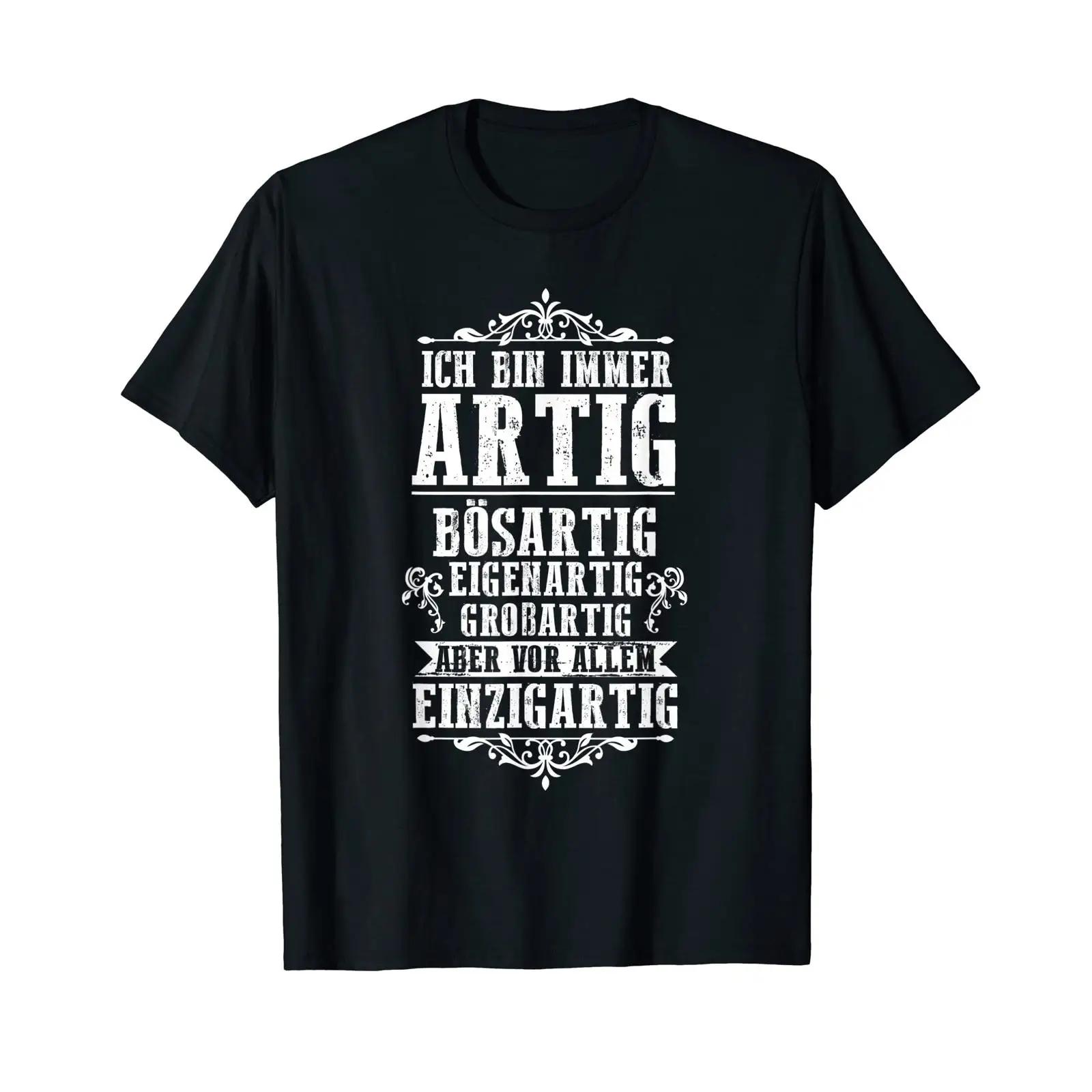 

Ich Bin Immer Artig T Shirt vintage Washed Versatile Breathable Unisex fashion Comfortable streetwear Stylish homme Soft 5XL різнокольоровий