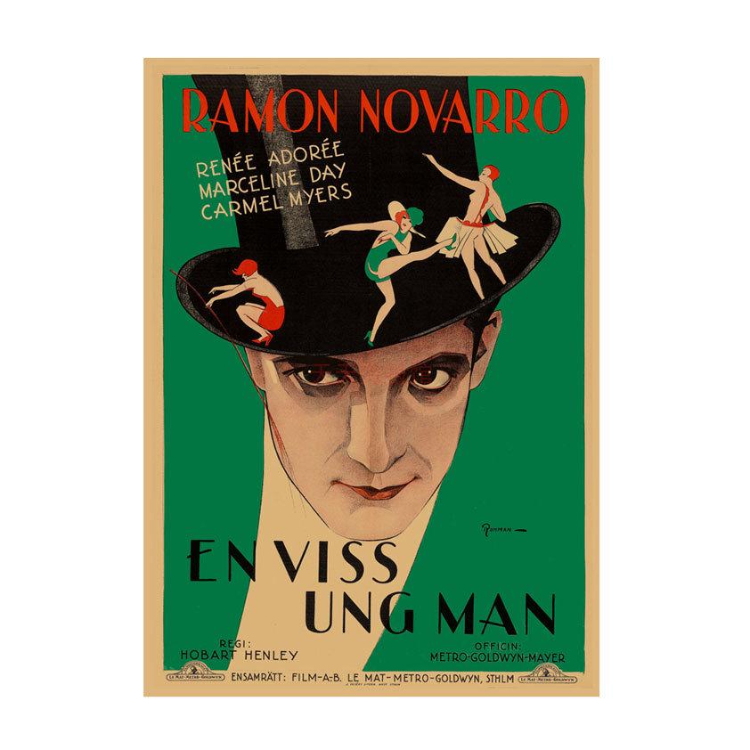 

Retro Movie Illustration Poster for Bar, Cafe, or Dormitory Wall Decor 29.7X42cm (A3 size)