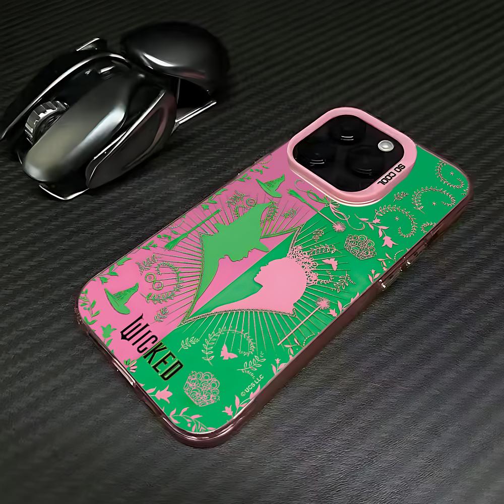 W-Wicked Part One Movie G-Glinda Phone Case For iPhone 17 16 15 14 13 12 11 mini Pro Max X XR XSMAX 8 7 Air Plus Anti Fall Matte