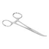 Hemostatic Forceps 14cm Stainless Steel Curved Tip Pliers Pet Hair Tweezers Livestock Supply