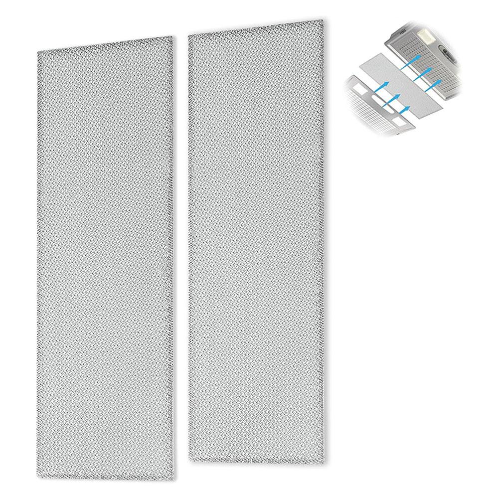 2 Stück Aluminium Dunstabzugshaube Fettfilter Küchenabzugshaube Filter Ersatz für S99010370 99010370 AP5950107 Küchenwerkzeuge