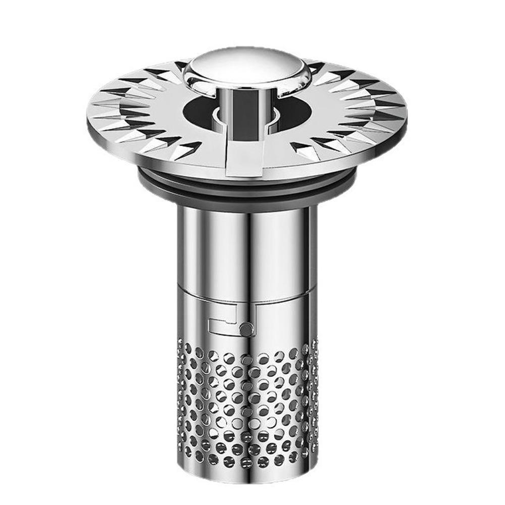 Durable Self-draining Floor Drain Core Auto Open Anti-Odor Deodorizing Drain Universal Anti-Clog Sink Strainer Household