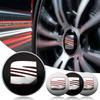 56MM Dekielek Piasty Koła Samochodowego Pokrywa Pyłoszczelna Piasty Felgi z Emblematem do Leon MK1 MK2 MK3 5F Ibiza 6L 6J Altea Arona Tarraco Cupra Cordoba