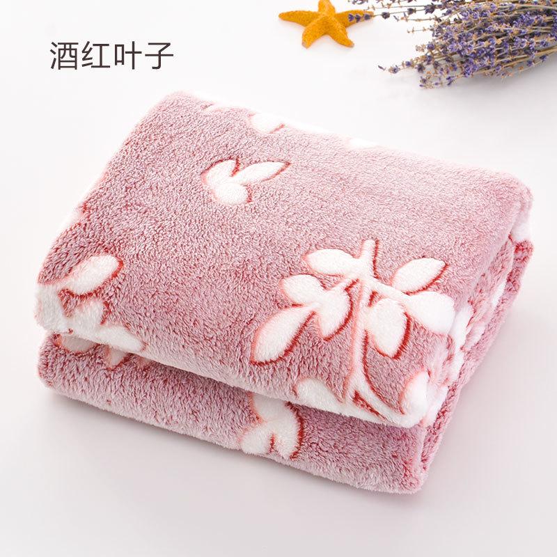 Blanket Flannel Travel Home New Ulzzang Simple Stylish Students Soft Breathable Office-nap Children's Small Blankets Thin Summer
