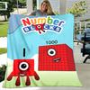 1pc Blanket Numberblocks7 Print Design, Lightweight Blanket for Sofa, Bed- Soft &Warm, Gift for All Seasons like Christmas, Halloween