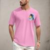 Men's Round Neck Casual Printed Short Sleeve T-Shirt