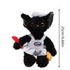 Cute Halloween Plush Toy Cartoon Pumpkin Cat Black Kitten Bat Stuffed Animals Soft Trick-or-Treat Gift for Kids Home Decor