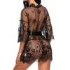 Sexy Females Lingerie Lace Robe Dress Nightwear Underwear Sleepwear Beach Dress