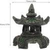 Pagoda Lantern Aquarium Landscaping Ornament Cave Decor Aquarium Breeding Cave Shrimp Shelter Fish Hideout Hideaway Fish Tank Bonsai Landscape Decor