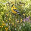 Colorful Bird Hanging Ornaments Acrylic Home Decoration Crafts Hummingbird Wind Chime  Courtyard