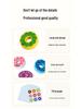 Montessori Wooden Donut Matching Puzzle: Early Education Color Recognition & Brain Training for Children