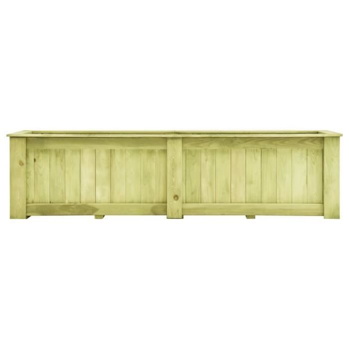 VidaXL Jardinière surélevée 196x50x50 cm Bois de pin imprégné