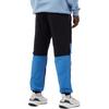 Adidas Originals Three Stripes Patchwork Design Logo Print Straight Leg Casual Pants Men Pants Blue H09055