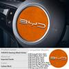 For BYD Series Car Steering Wheel Sticker for Seal 06 Dolphin Seagull Yuan Plus Suede Steering Wheel Anti-Scratch  Accessories