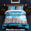 Fantasy Magic Theme Custom Text Or Name 3Pcs Bedding Set,1 Flat Sheet & 2 Pillowcases Personalized Home Bedding