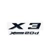3D ABS Letter Badges for Trunk Emblem Suitable for BMW X3 Models E83 F25 G01 As Well As XDrive 20i 28i 30i 35i 20d 30d SDrive20i Pf2