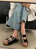 Fashion Slippers Women Summer Slides Shoes Pantofle Platform Soft 2025 Retro Scandals  Shoes Women House Slippers Platform Pantofle Slid