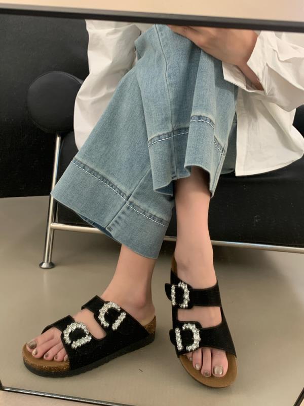 Fashion Slippers Women Summer Slides Shoes Pantofle Platform Soft 2025 Retro Scandals  Shoes Women House Slippers Platform Pantofle Slid