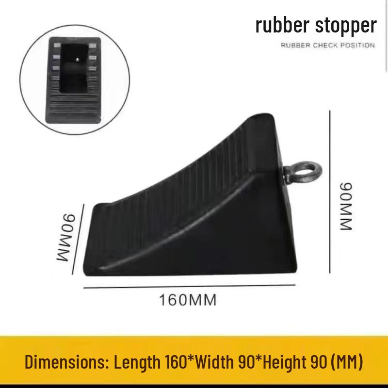 Резиновый упор для колес парковки с кольцом
