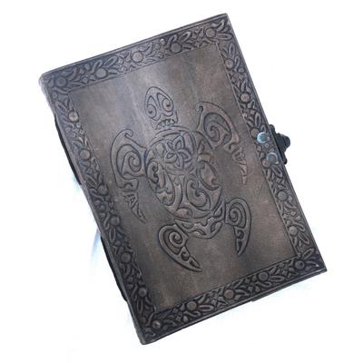 Nuovo Taccuino Diario in Pelle per Viaggio, Scrittura o Album da Schizzi Vintage, Carta di Cotone per Uomini e Donne (7x5 Pollici)