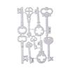 Key Shape Cutting Dies Scrapbooking Templates Carbon Steel Die Cut Templates for Card Making Packaging