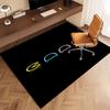 P-PacMan Game Print Area Rug - Soft,Washable Non-Slip Indoor Mat,Living Room,Home Office Decorative Rug