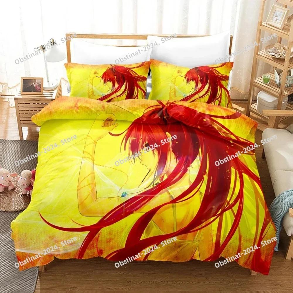 Shakugan No Shana Bedding Set Printed Bed Set With Pillowcase Bed Duvet Cover Soft Single Double Queen Super King Size