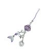 Lovely Mermaids Phone Charm Pendant Sturdy Alloy Phone Strap for Easy To Use Fashionable Bag Accessory Decoration
