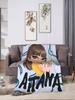 Super Warm Throw Blanket for Kids Travel Cute Aitana Bedding Flannel Bedspread Home Decor Sofa Bed Cover Printed