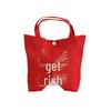 Get Rich Canvas Tote: Chic Bridesmaid, Candy, Wedding Gift Bag with Luxurious Feel