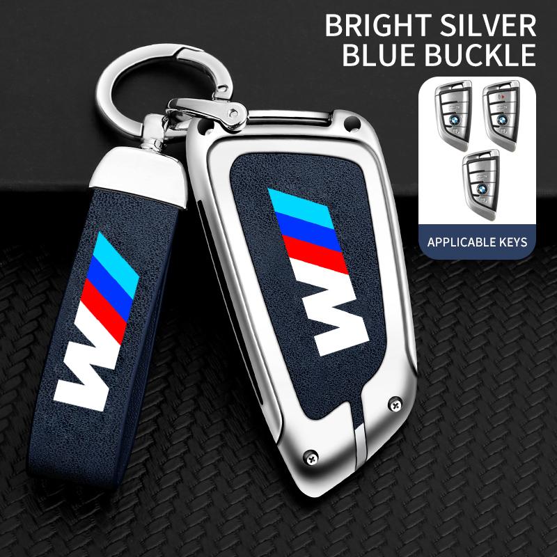 Sleuteletui Voor BMW X1 X3 X4 X5 F15 X6 F16 G30 7 Serie G11 F48 F39 520 525 f30 118i Auto Slimme Sleutelhoes Beschermer Sleutelhanger