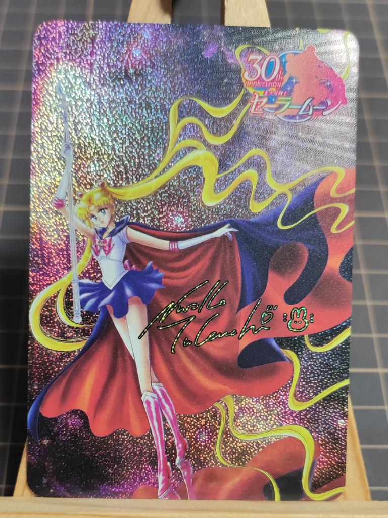 DIY Sailor Moon - Samodzielnie wykonane karty do złocenia, składane, błyszczące światło. Błyski gwiazd Anime Zabawka Prezent Kreskówka