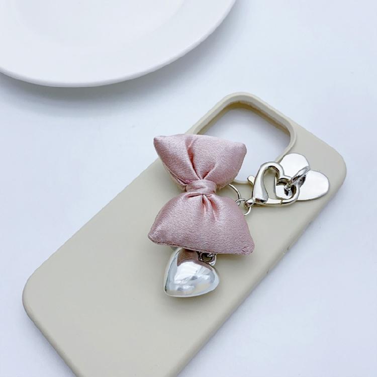 Adorable Bowknot Keyring Mobile Phone Accessories Pendant Cute Backpack Decor