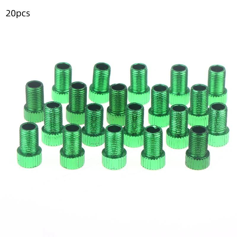 20pcs Bicycle Valve Pump Converter Adapter Presta To Schrader Convert Nozzle Inflation Adaptor F/V To A/V Bike Valve Adapter