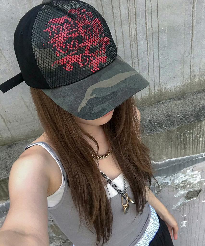 Isios Overmesh Glitched Cap_Camo