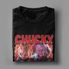 Halloween Chucky Horror Movie T-Shirts for Men  Funny Cotton Tees Crew Neck Short Sleeve T Shirts Printed Clothes