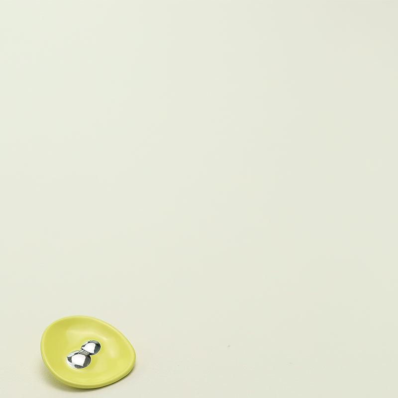 

Простой стиль свитер платье металлические пуговицы куртка вязаный кардиган пальто костюм декоративная пряжка 4 #[two silver dots yellow] 13mm