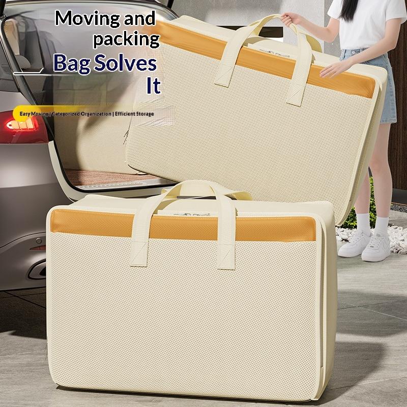 Wardrobe Organizer Non Woven Fabric Storage Bag Large Capacity Thick Dustproof Moisture Proof for Clothing Blankets