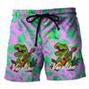Funny 3D Printing Dinosaur Beach Shorts For Men Street Drawstring Swimming Trunks Kids Summer Animal Pattern Surfboard Shorts