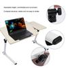 Portable   Height Laptop Computer Stand Desk Bed Side Reading Table(white Maple)