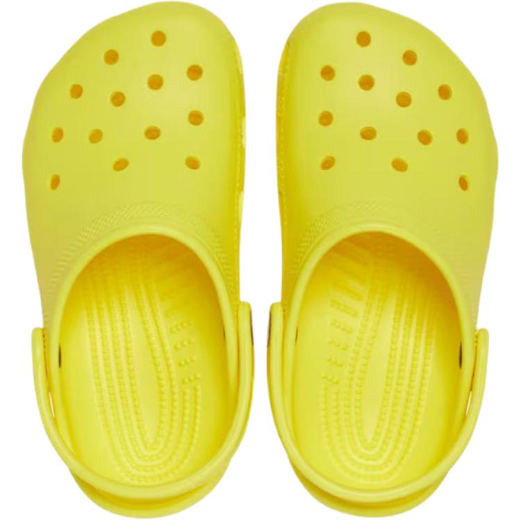 Crocs Classic Clog Comfortable Non-Slip Durable Low-Top Kids Sandals Yellow Kids Sandals 206991-77J