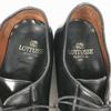 LOTTUSSE Goodyear rahmengenähte Businessschuhe mit Plain Toe Schwarz Größe 7 / 25,5cm Herren(GEBRAUCHT)