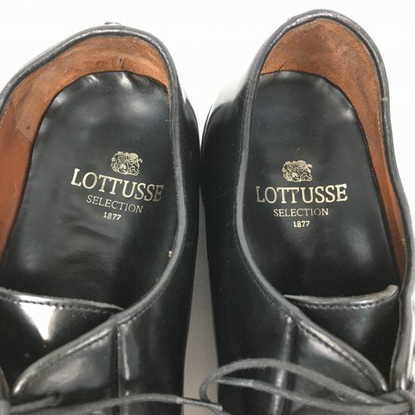 LOTTUSSE Goodyear Welted Plain Toe Business Shoes Black Size 7 / 25.5cm Men's(USED)