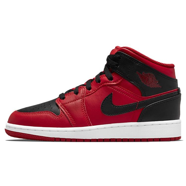 (GS) Air Jordan 1 Mid  Reverse Bred  Kids  554725-660 EU 36