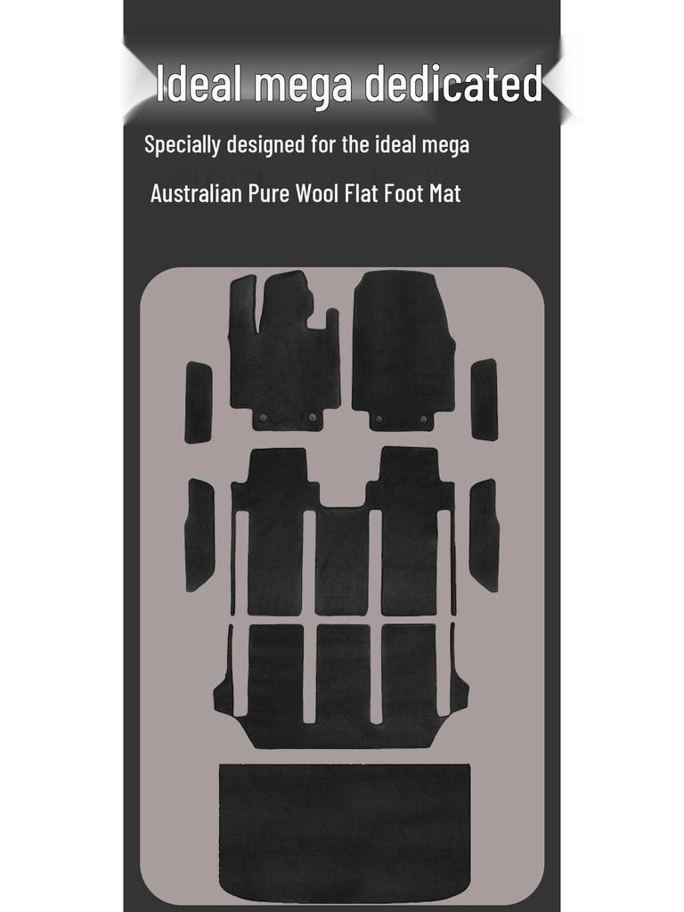 Ideal Mega Home & Car Floor Mats - Australian Wool Interior Carpet for Decoration & Protection