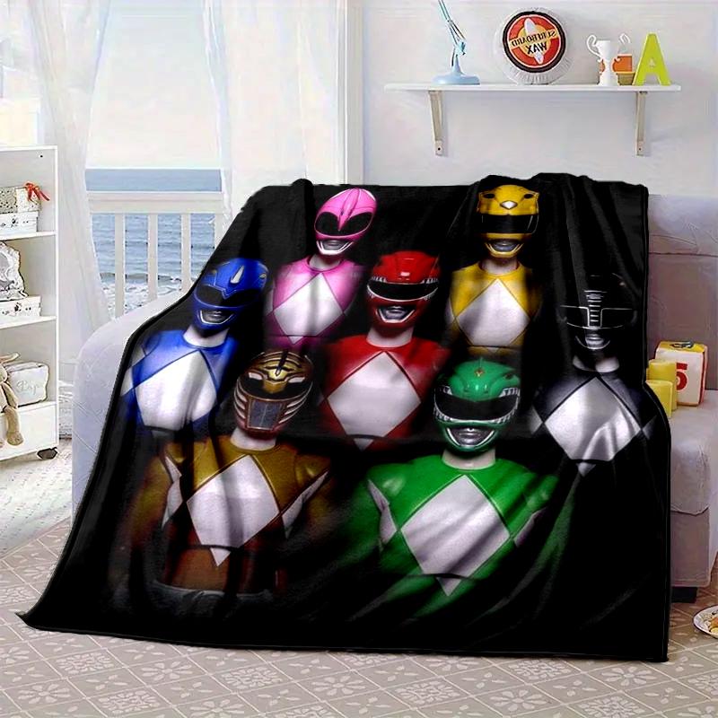 Rangers Team-up Blanket Flannel Blanket for bed, sofa, Camping, Hiking, Picnic Essentials, gift for family Fan gifts